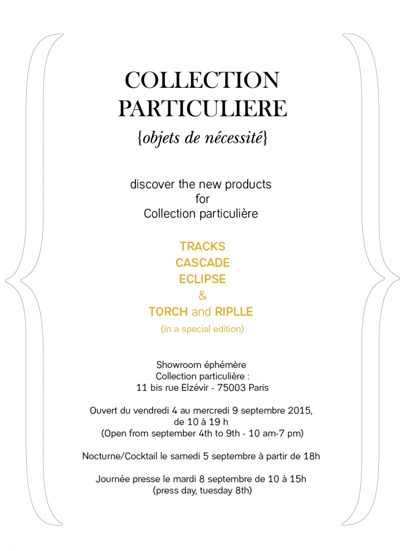 COLLECTION PARTICULIERE 2015